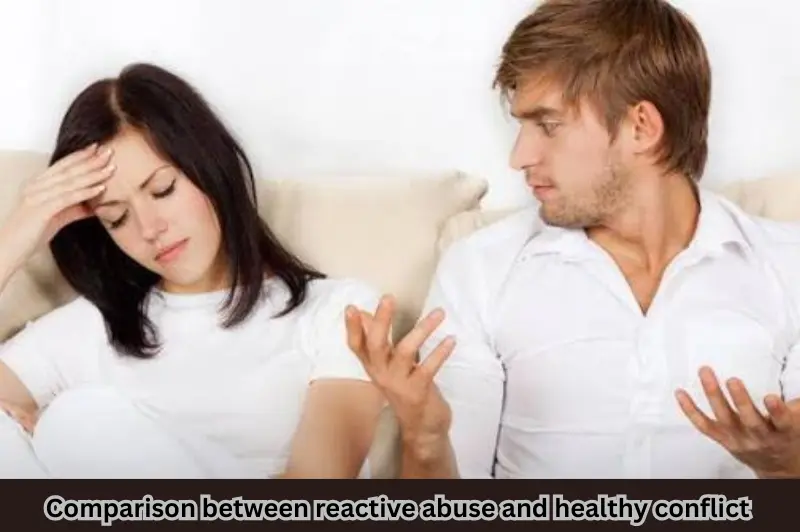 Comparison between reactive Reactive Abuse Meaningabuse and healthy conflict