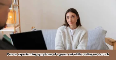 Person experiencing symptoms of a green out while resting on a couch (1)