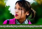 Person experiencing vape withdrawal symptoms at home