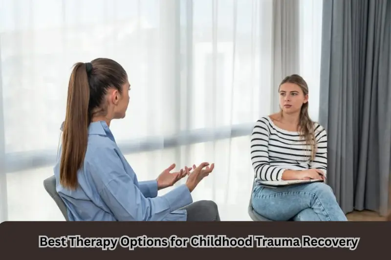 Person taking a childhood trauma test free online